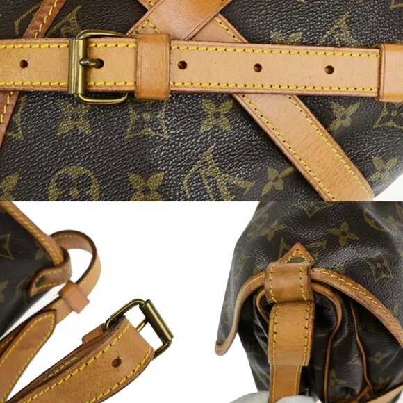 LOUIS VUITTON Logo Saumur 30 Shoulder Bag Monogram Leather Brown M42256 84YF094 - Picture 13 of 16